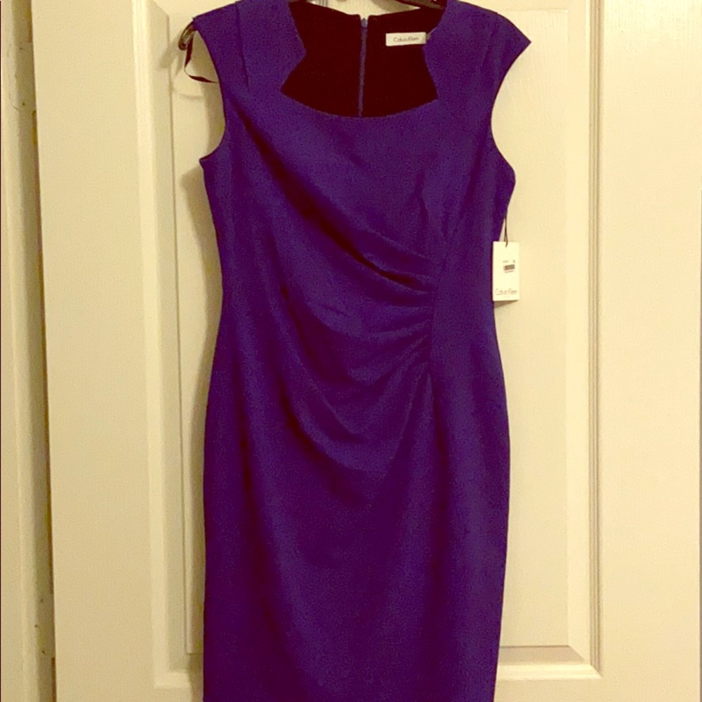 Calvin Klein blue dress